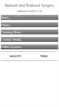 Mobile Screenshot of bedwellandroebucksurgery.com